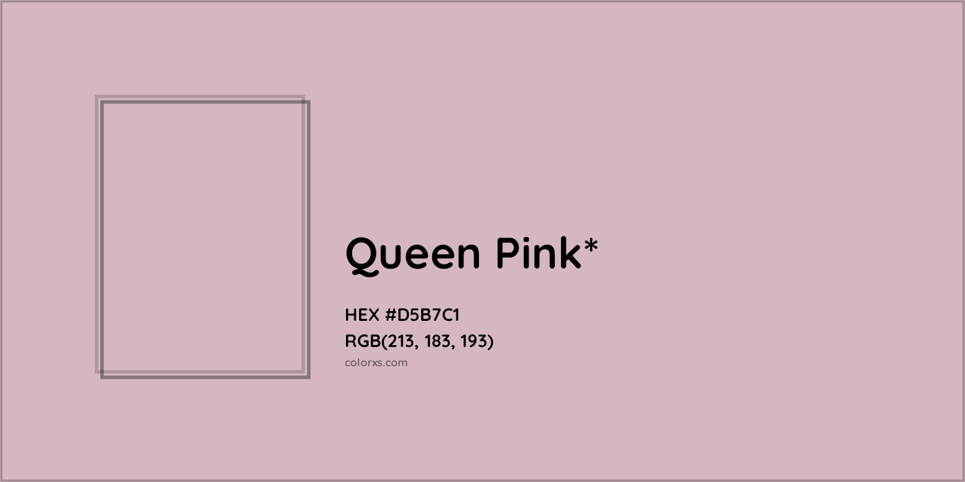 HEX #D5B7C1 Color Name, Color Code, Palettes, Similar Paints, Images