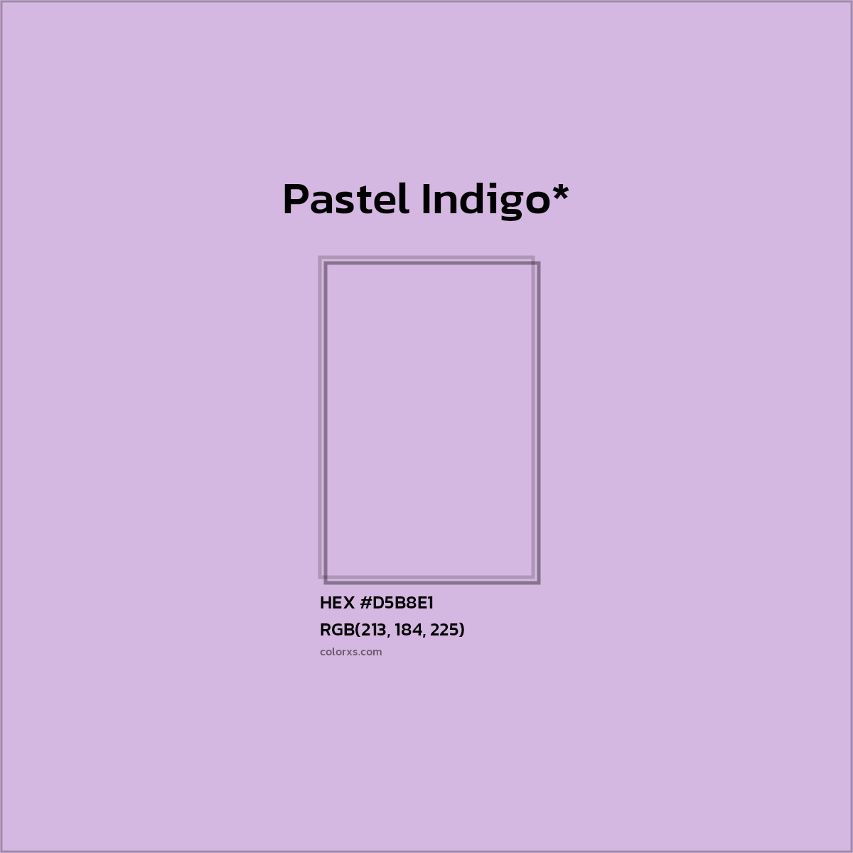 HEX #D5B8E1 Color Name, Color Code, Palettes, Similar Paints, Images