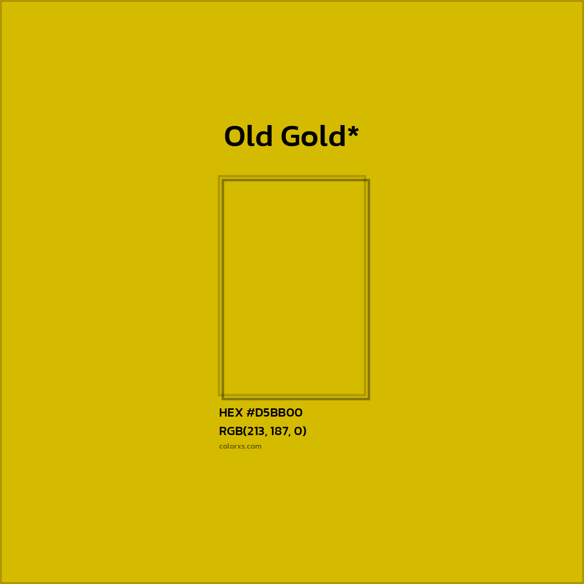 HEX #D5BB00 Color Name, Color Code, Palettes, Similar Paints, Images
