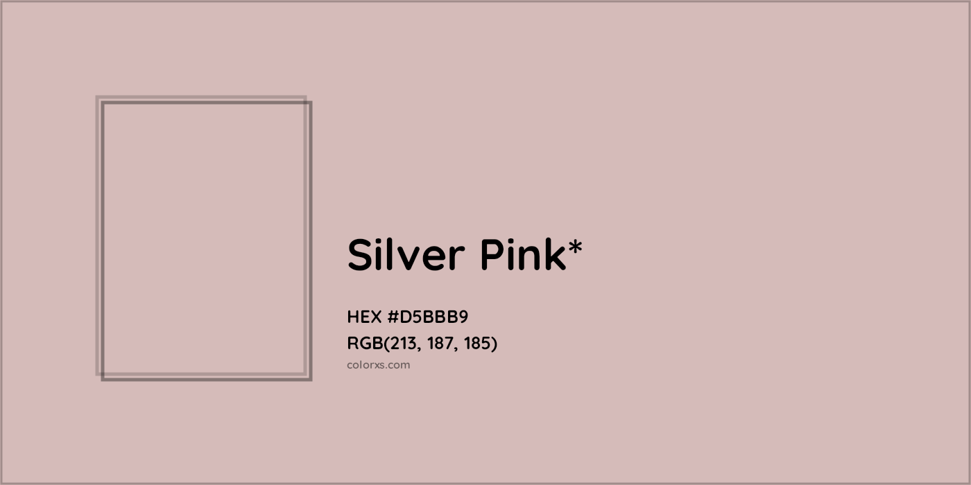 HEX #D5BBB9 Color Name, Color Code, Palettes, Similar Paints, Images