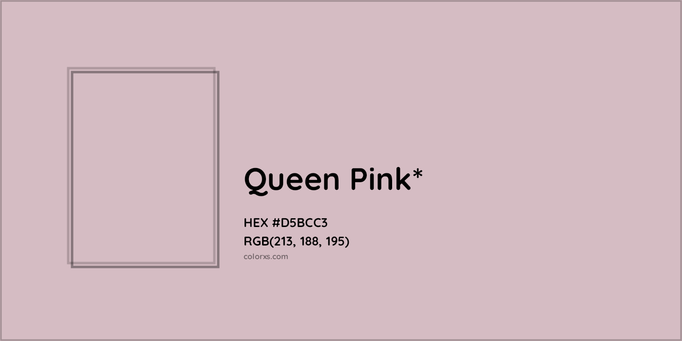 HEX #D5BCC3 Color Name, Color Code, Palettes, Similar Paints, Images