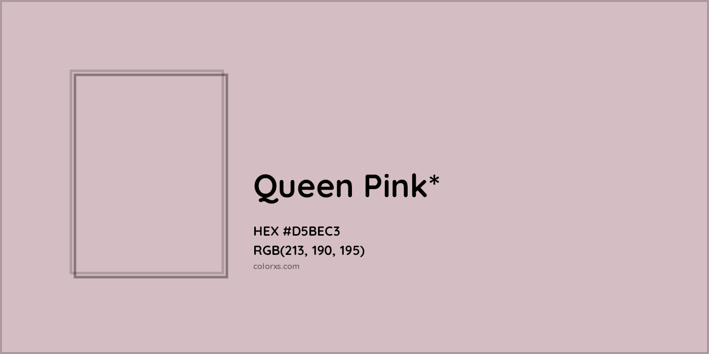 HEX #D5BEC3 Color Name, Color Code, Palettes, Similar Paints, Images