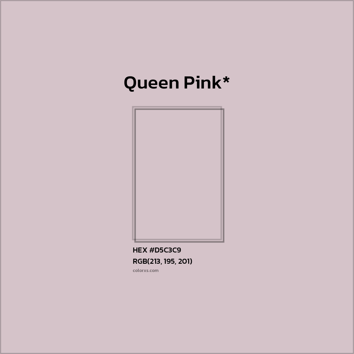 HEX #D5C3C9 Color Name, Color Code, Palettes, Similar Paints, Images