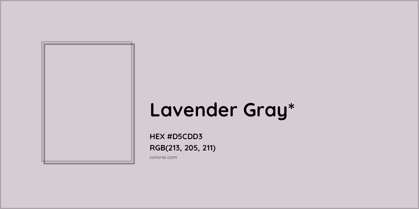 HEX #D5CDD3 Color Name, Color Code, Palettes, Similar Paints, Images