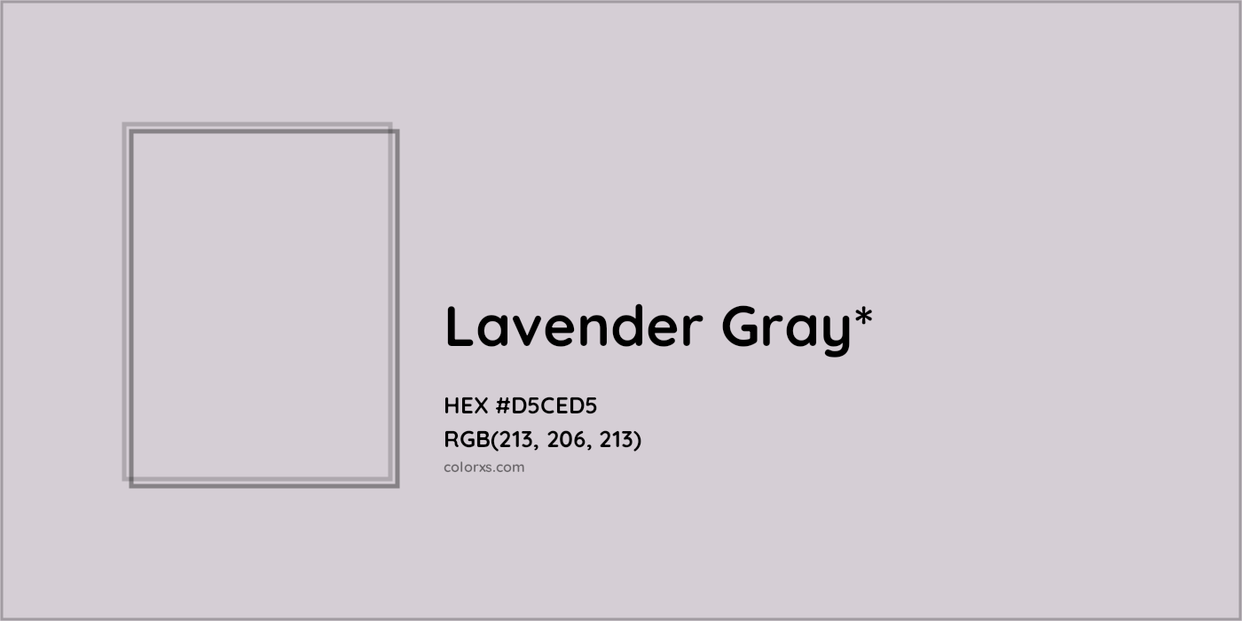 HEX #D5CED5 Color Name, Color Code, Palettes, Similar Paints, Images