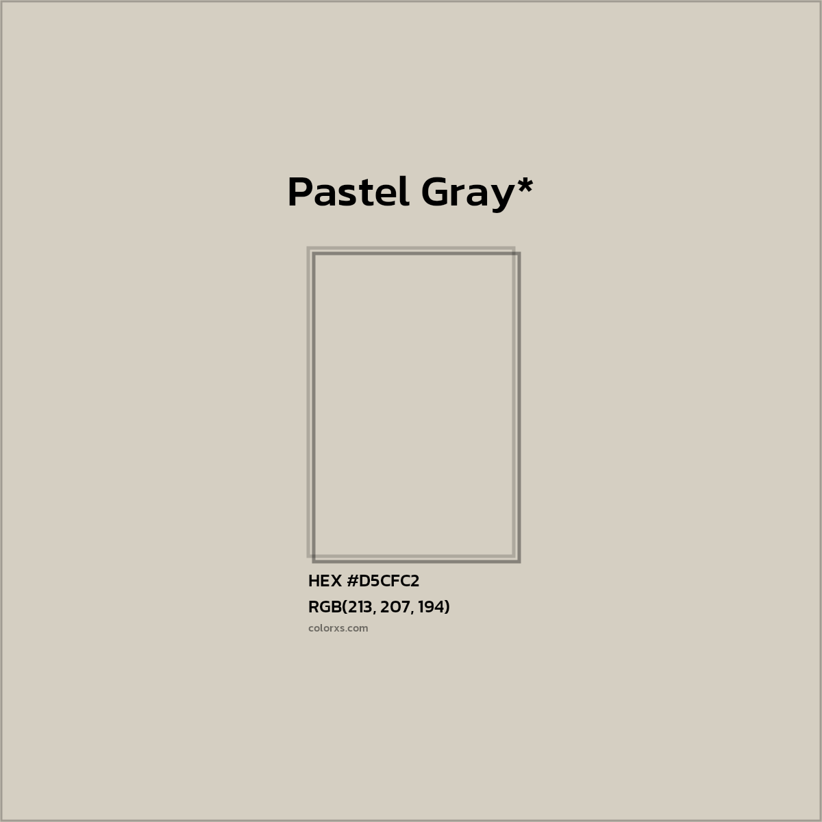 HEX #D5CFC2 Color Name, Color Code, Palettes, Similar Paints, Images