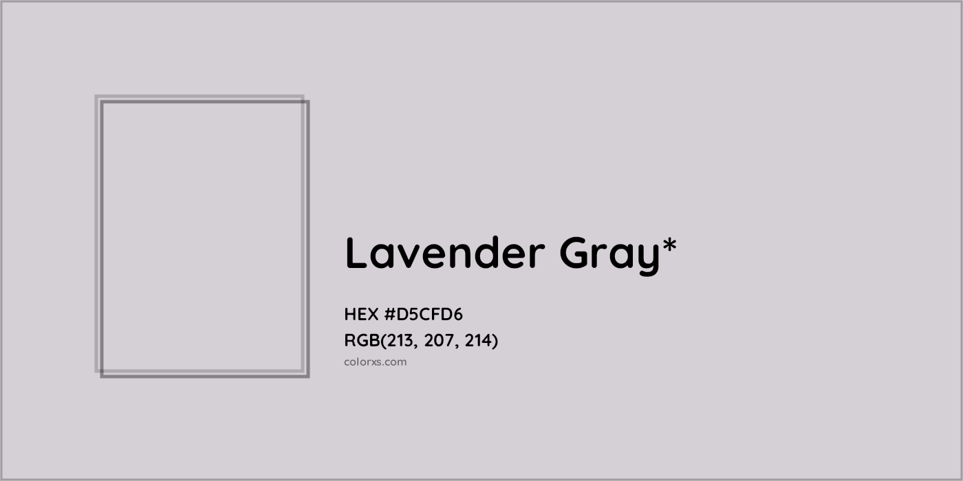 HEX #D5CFD6 Color Name, Color Code, Palettes, Similar Paints, Images