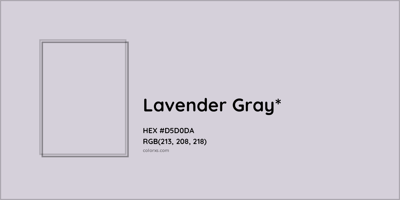 HEX #D5D0DA Color Name, Color Code, Palettes, Similar Paints, Images