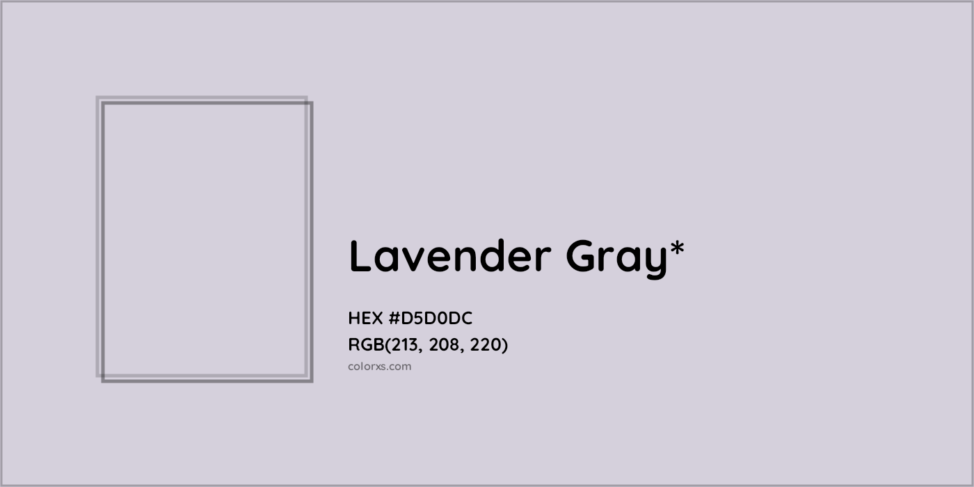 HEX #D5D0DC Color Name, Color Code, Palettes, Similar Paints, Images