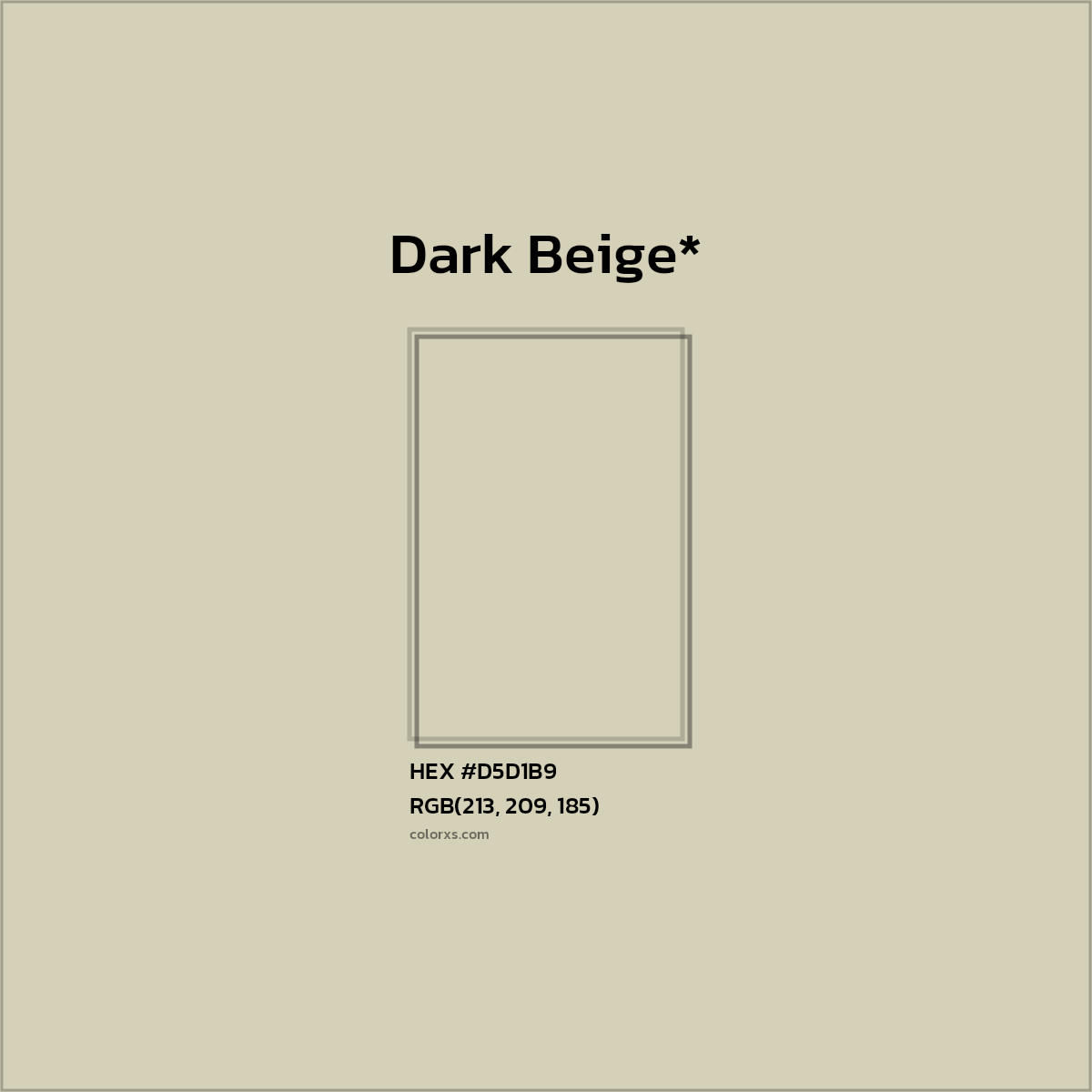 HEX #D5D1B9 Color Name, Color Code, Palettes, Similar Paints, Images
