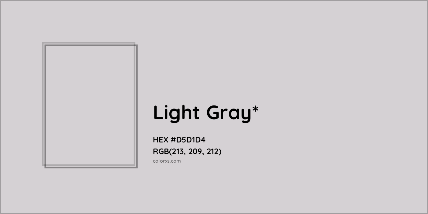 HEX #D5D1D4 Color Name, Color Code, Palettes, Similar Paints, Images