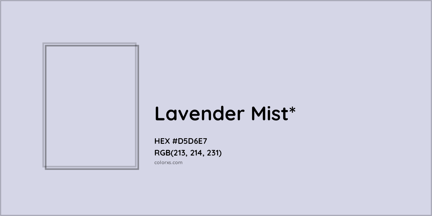 HEX #D5D6E7 Color Name, Color Code, Palettes, Similar Paints, Images