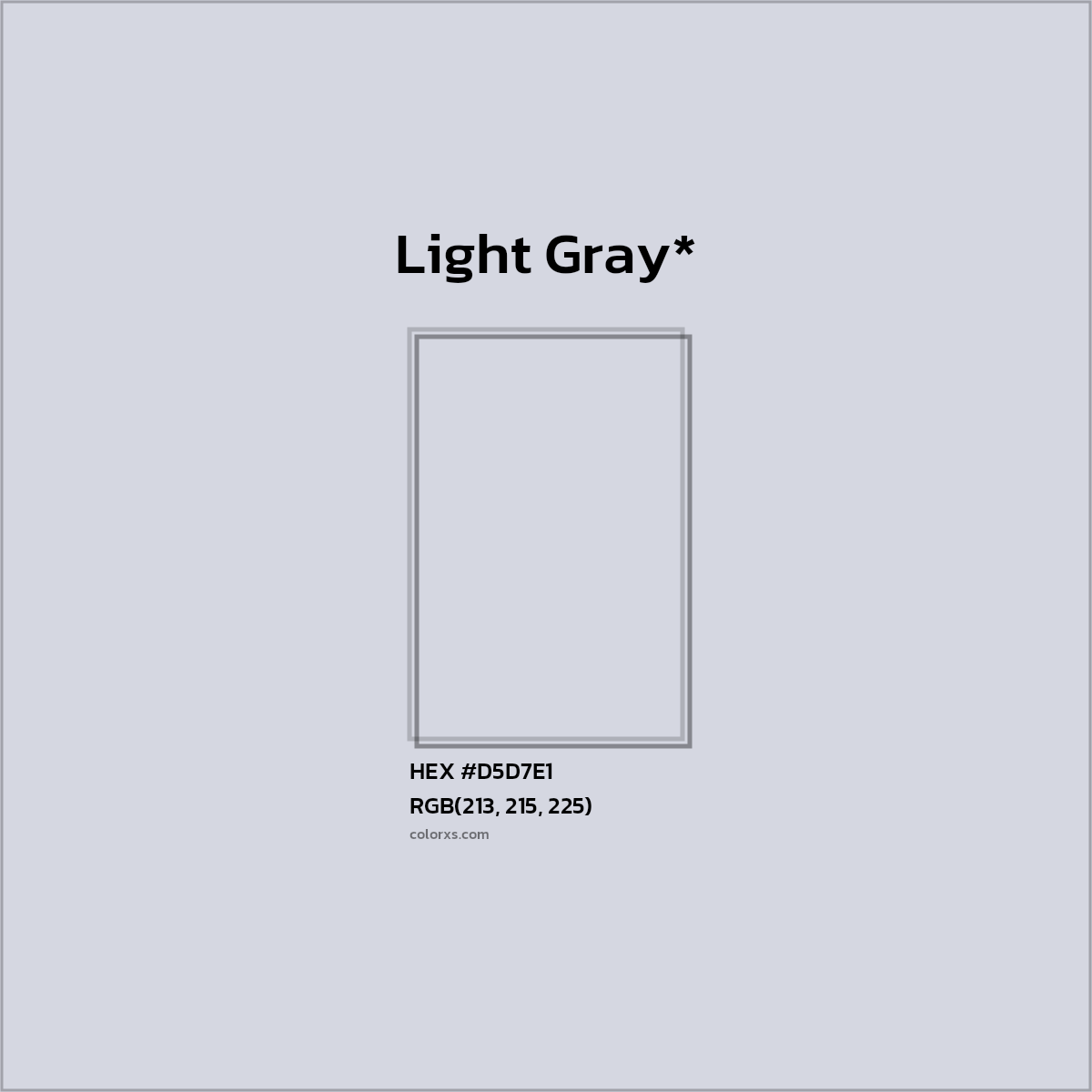 HEX #D5D7E1 Color Name, Color Code, Palettes, Similar Paints, Images