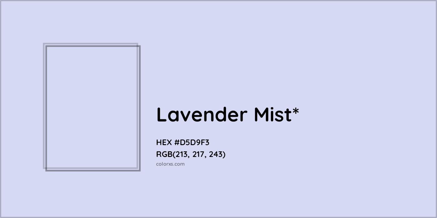 HEX #D5D9F3 Color Name, Color Code, Palettes, Similar Paints, Images