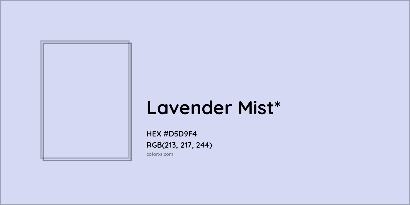 HEX #D5D9F4 Color Name, Color Code, Palettes, Similar Paints, Images
