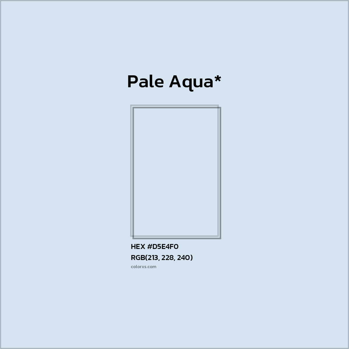 HEX #D5E4F0 Color Name, Color Code, Palettes, Similar Paints, Images