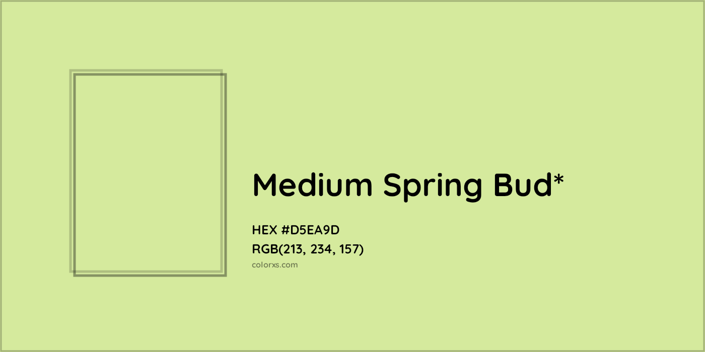 HEX #D5EA9D Color Name, Color Code, Palettes, Similar Paints, Images