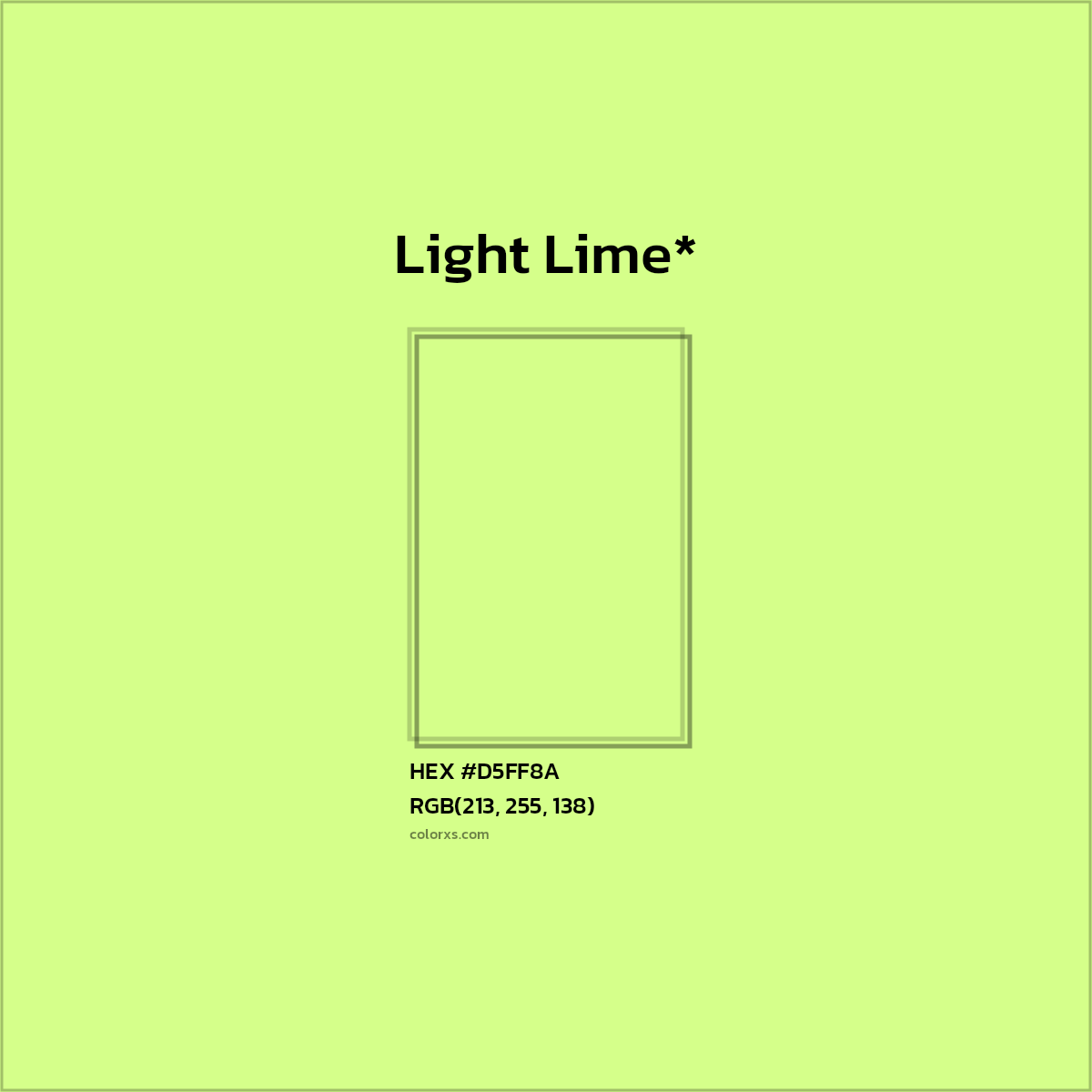 HEX #D5FF8A Color Name, Color Code, Palettes, Similar Paints, Images