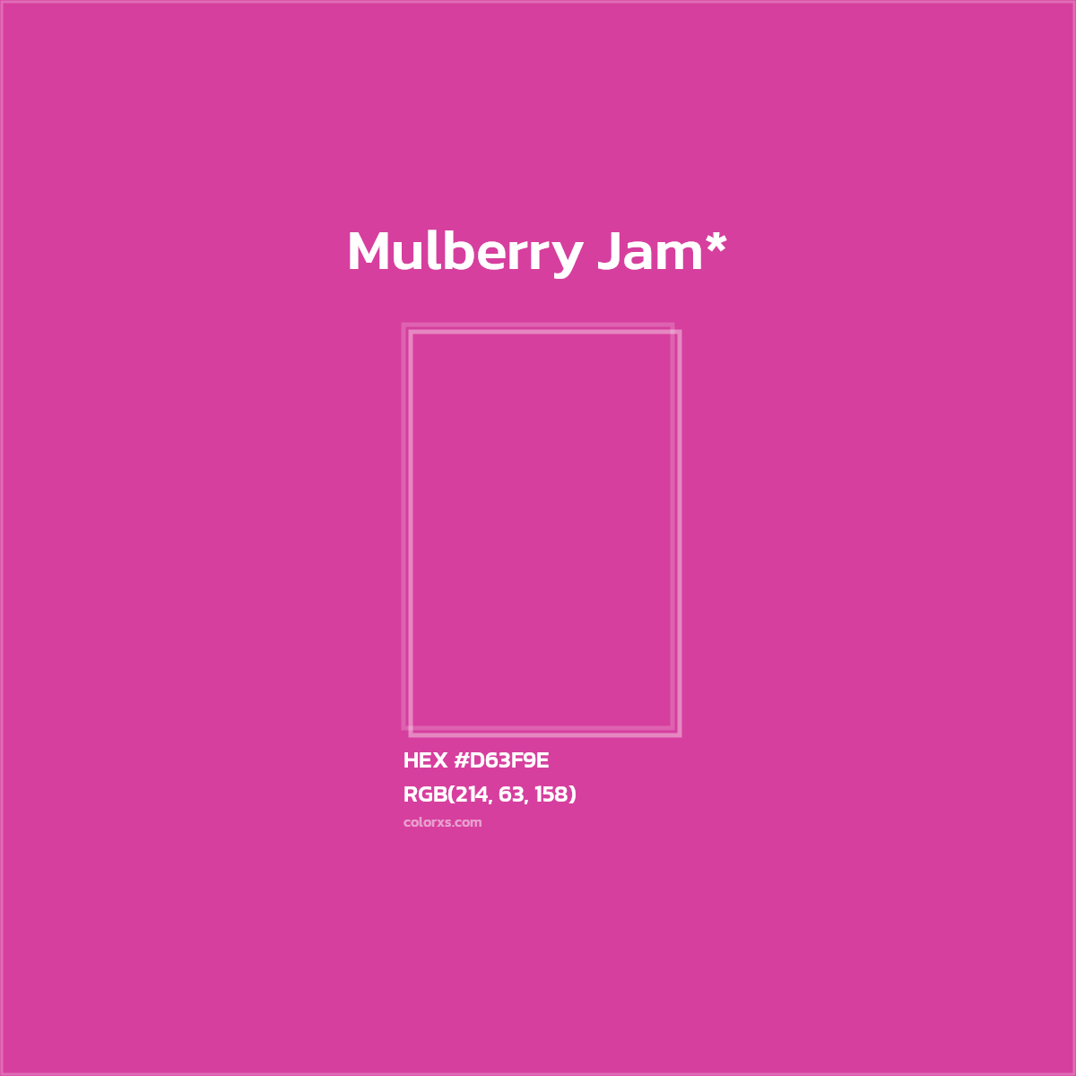 HEX #D63F9E Color Name, Color Code, Palettes, Similar Paints, Images