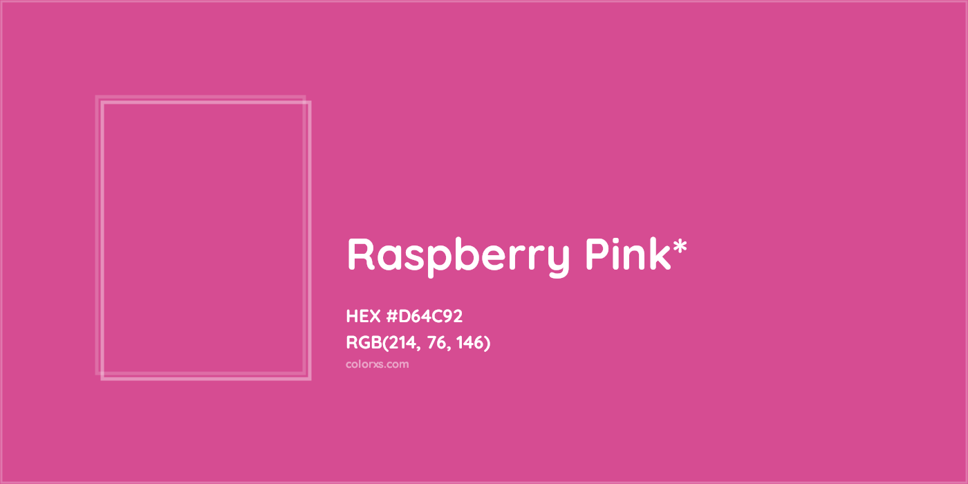 HEX #D64C92 Color Name, Color Code, Palettes, Similar Paints, Images