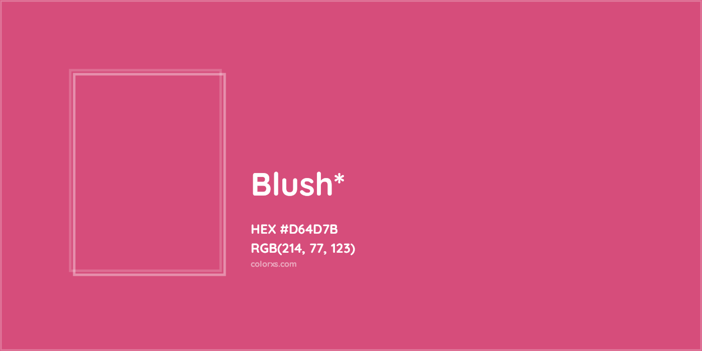HEX #D64D7B Color Name, Color Code, Palettes, Similar Paints, Images