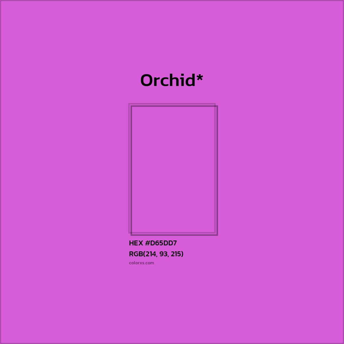 HEX #D65DD7 Color Name, Color Code, Palettes, Similar Paints, Images