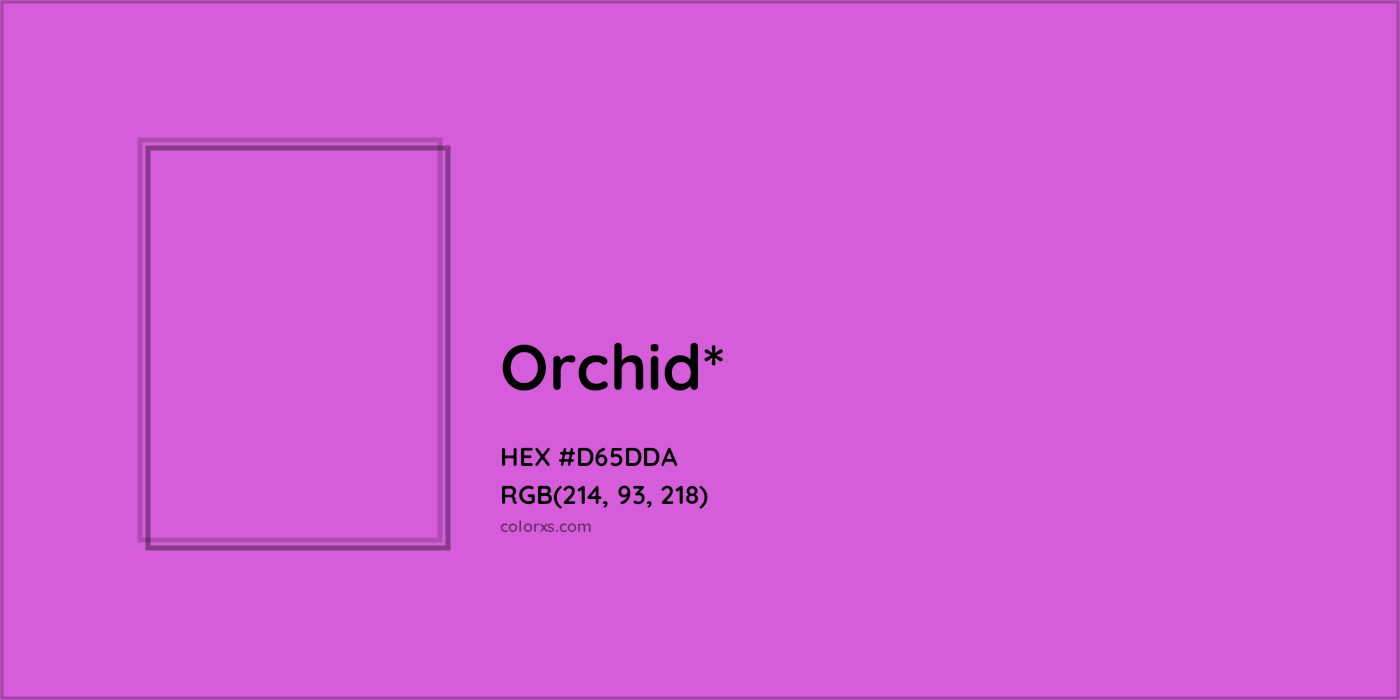 HEX #D65DDA Color Name, Color Code, Palettes, Similar Paints, Images