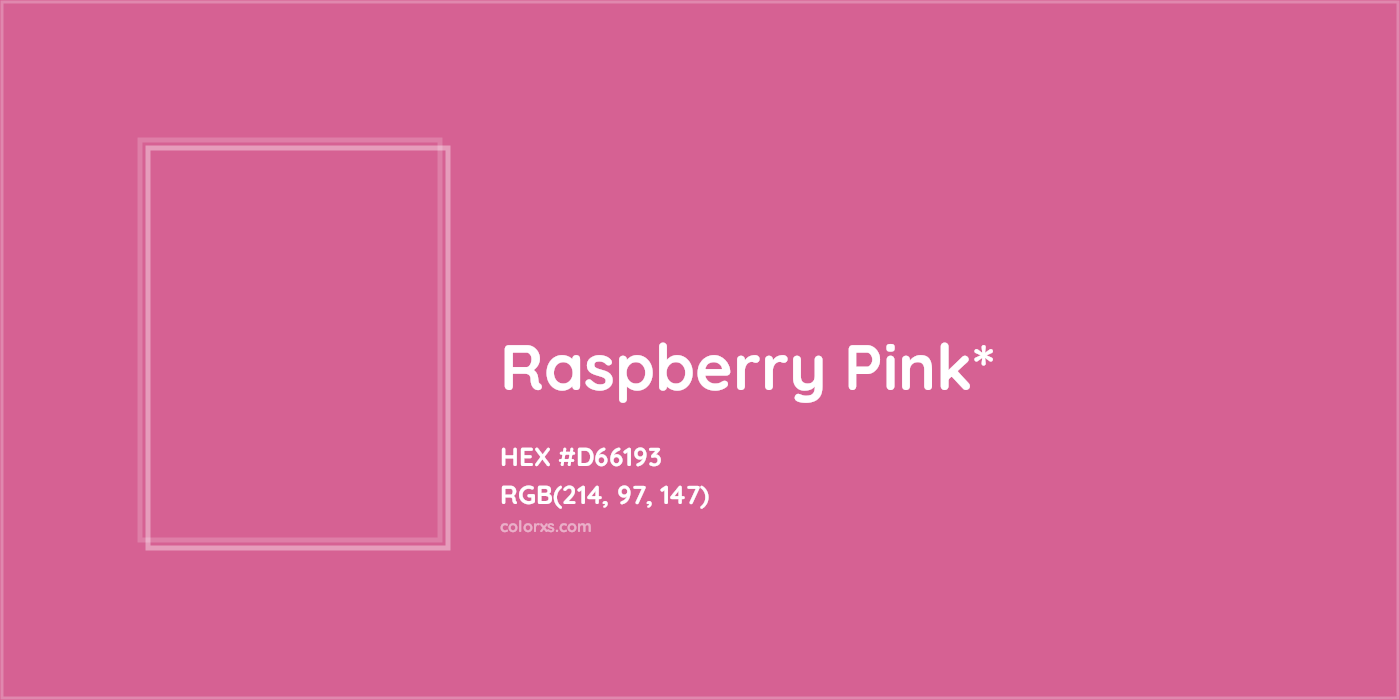 HEX #D66193 Color Name, Color Code, Palettes, Similar Paints, Images