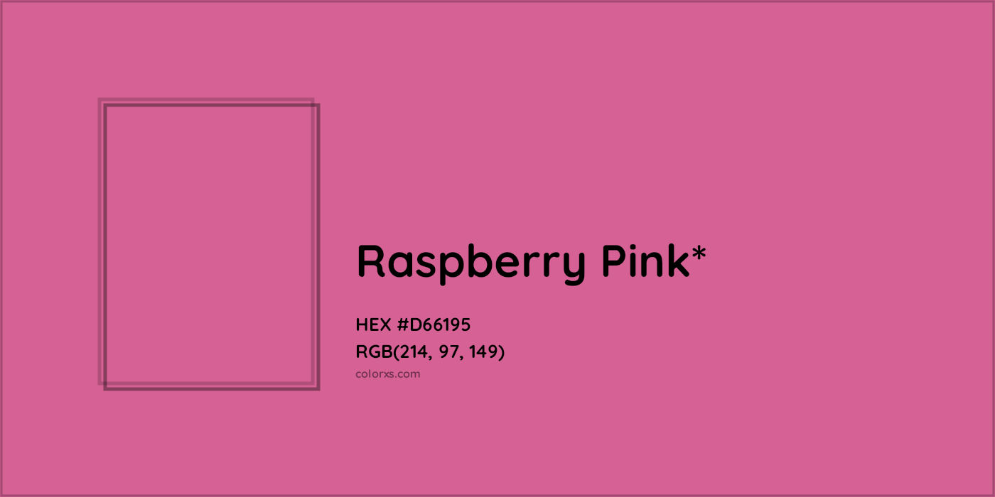 HEX #D66195 Color Name, Color Code, Palettes, Similar Paints, Images