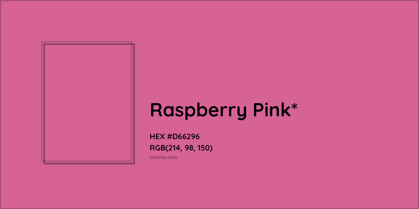 HEX #D66296 Color Name, Color Code, Palettes, Similar Paints, Images