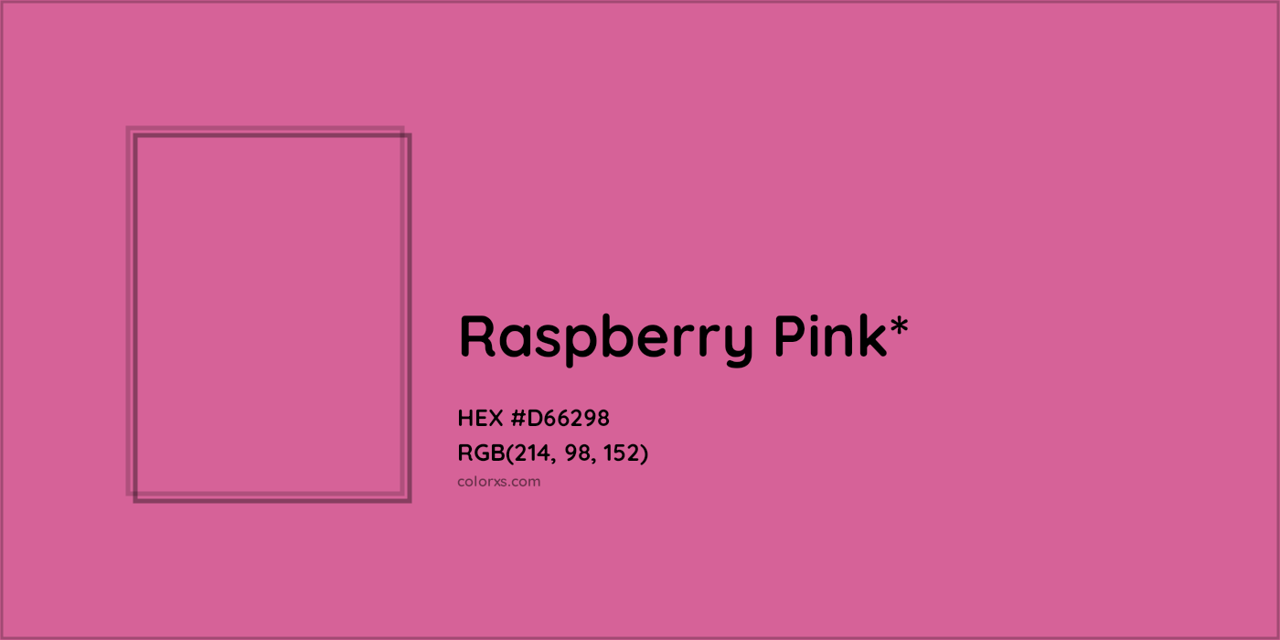 HEX #D66298 Color Name, Color Code, Palettes, Similar Paints, Images