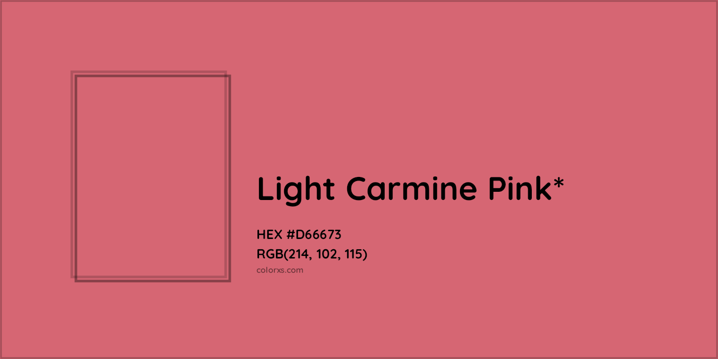 HEX #D66673 Color Name, Color Code, Palettes, Similar Paints, Images
