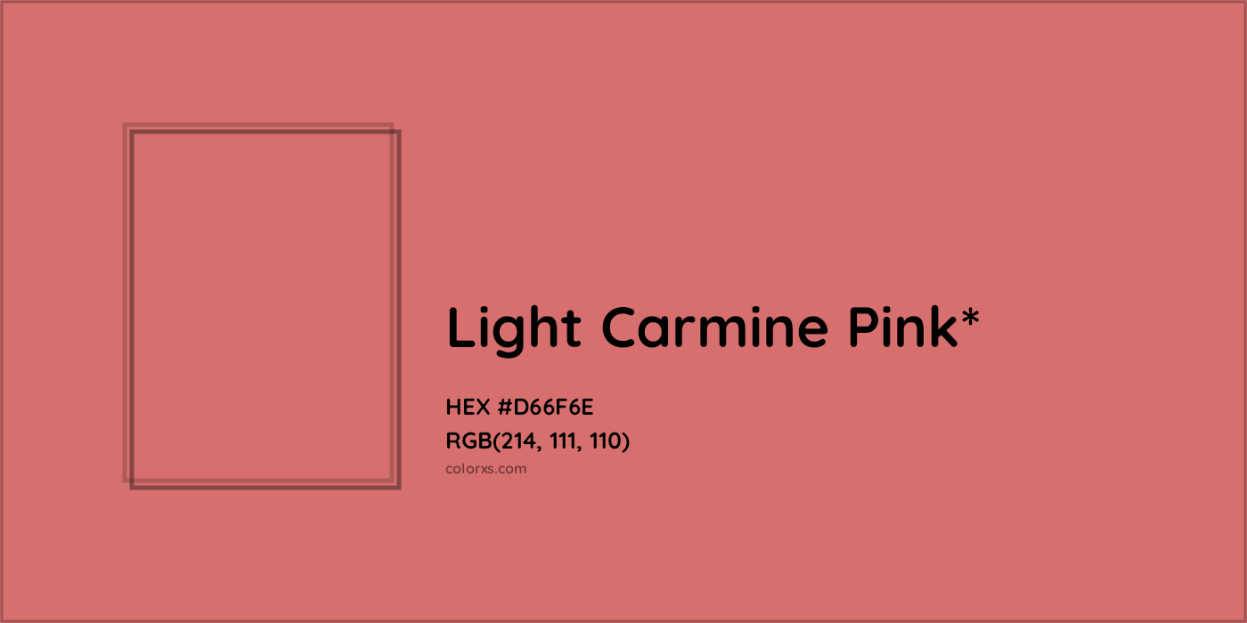 HEX #D66F6E Color Name, Color Code, Palettes, Similar Paints, Images