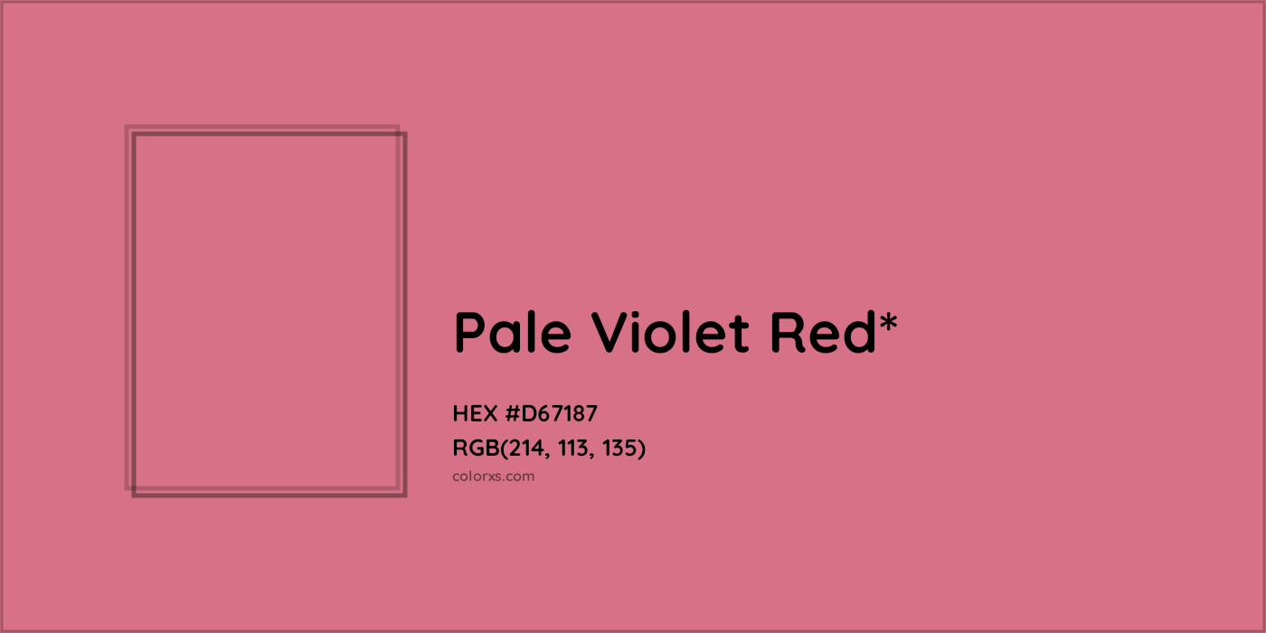 HEX #D67187 Color Name, Color Code, Palettes, Similar Paints, Images
