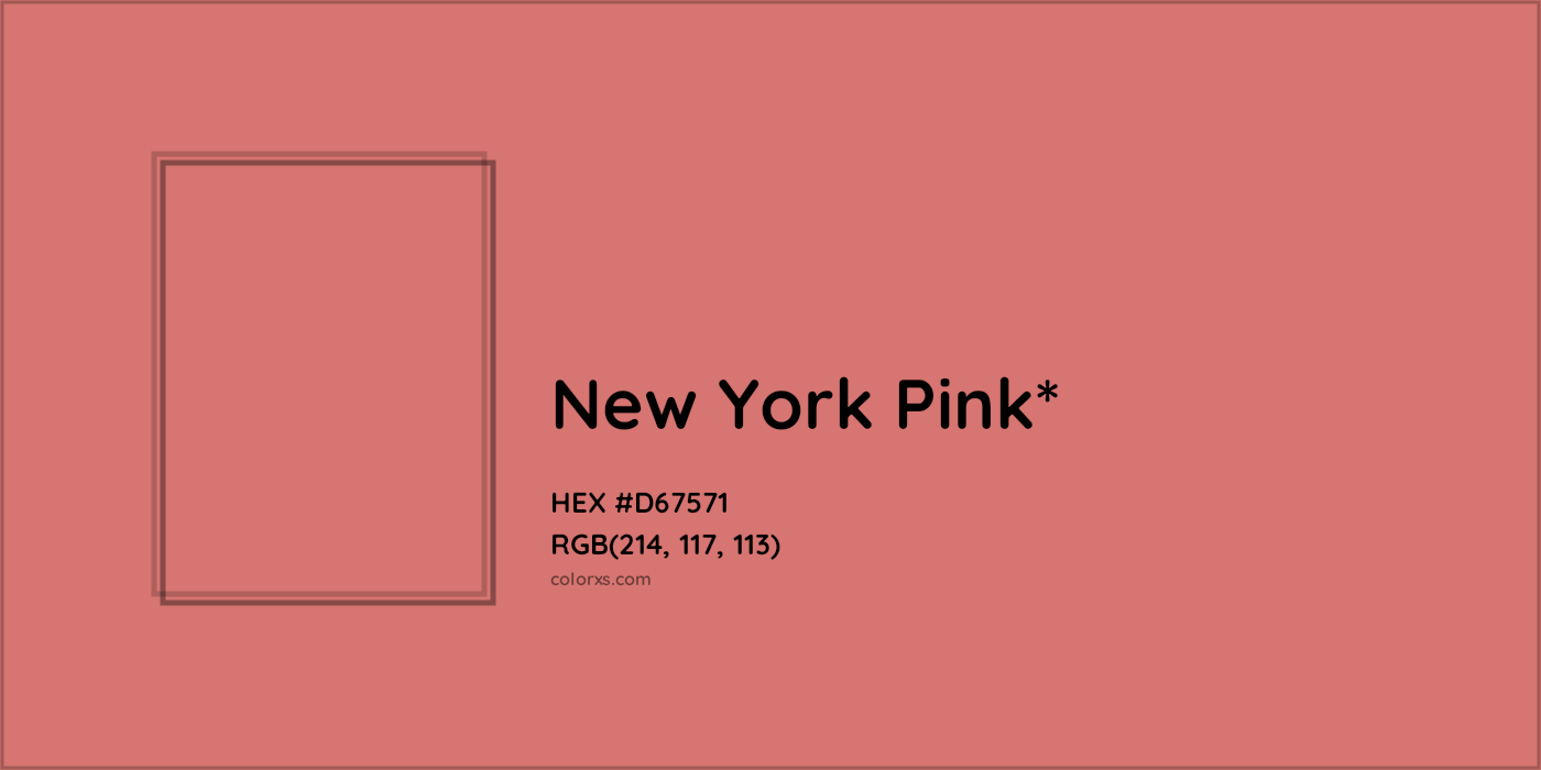 HEX #D67571 Color Name, Color Code, Palettes, Similar Paints, Images