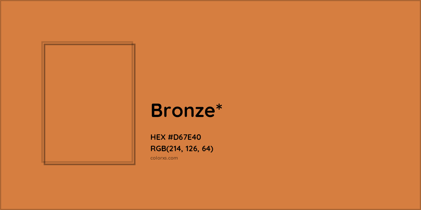 HEX #D67E40 Color Name, Color Code, Palettes, Similar Paints, Images