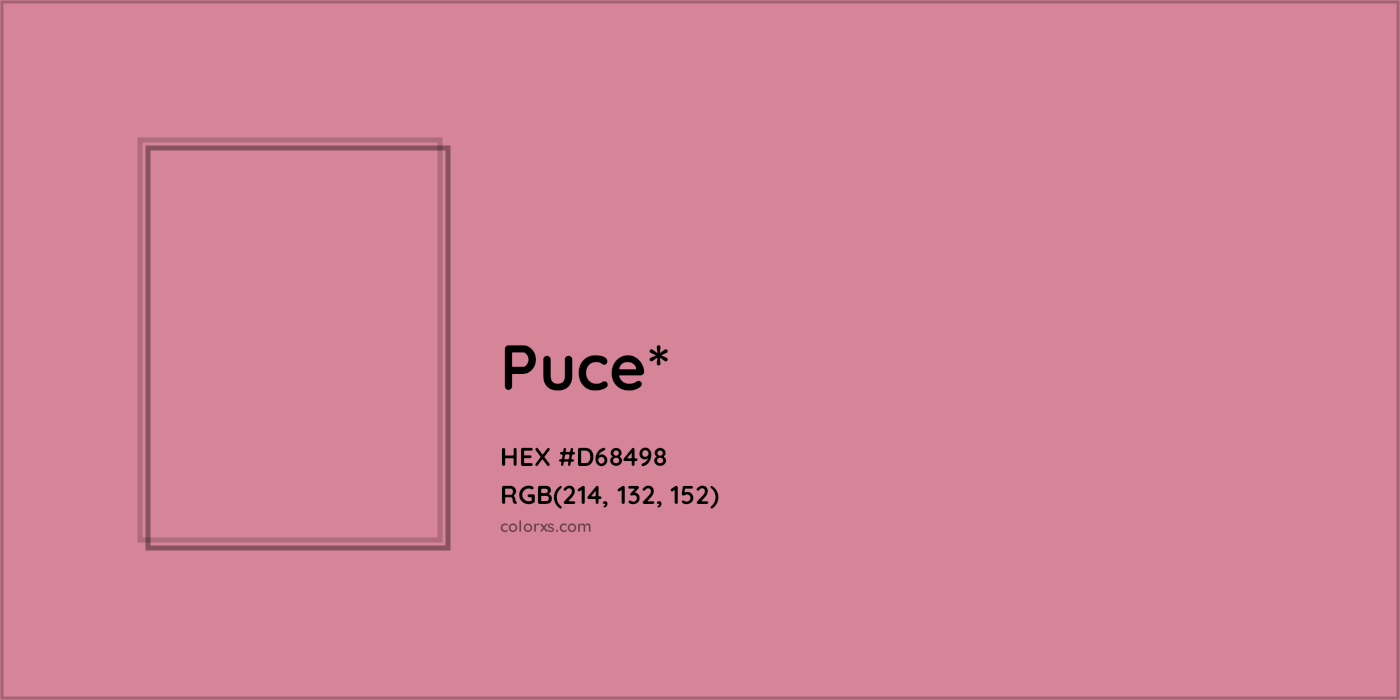 HEX #D68498 Color Name, Color Code, Palettes, Similar Paints, Images