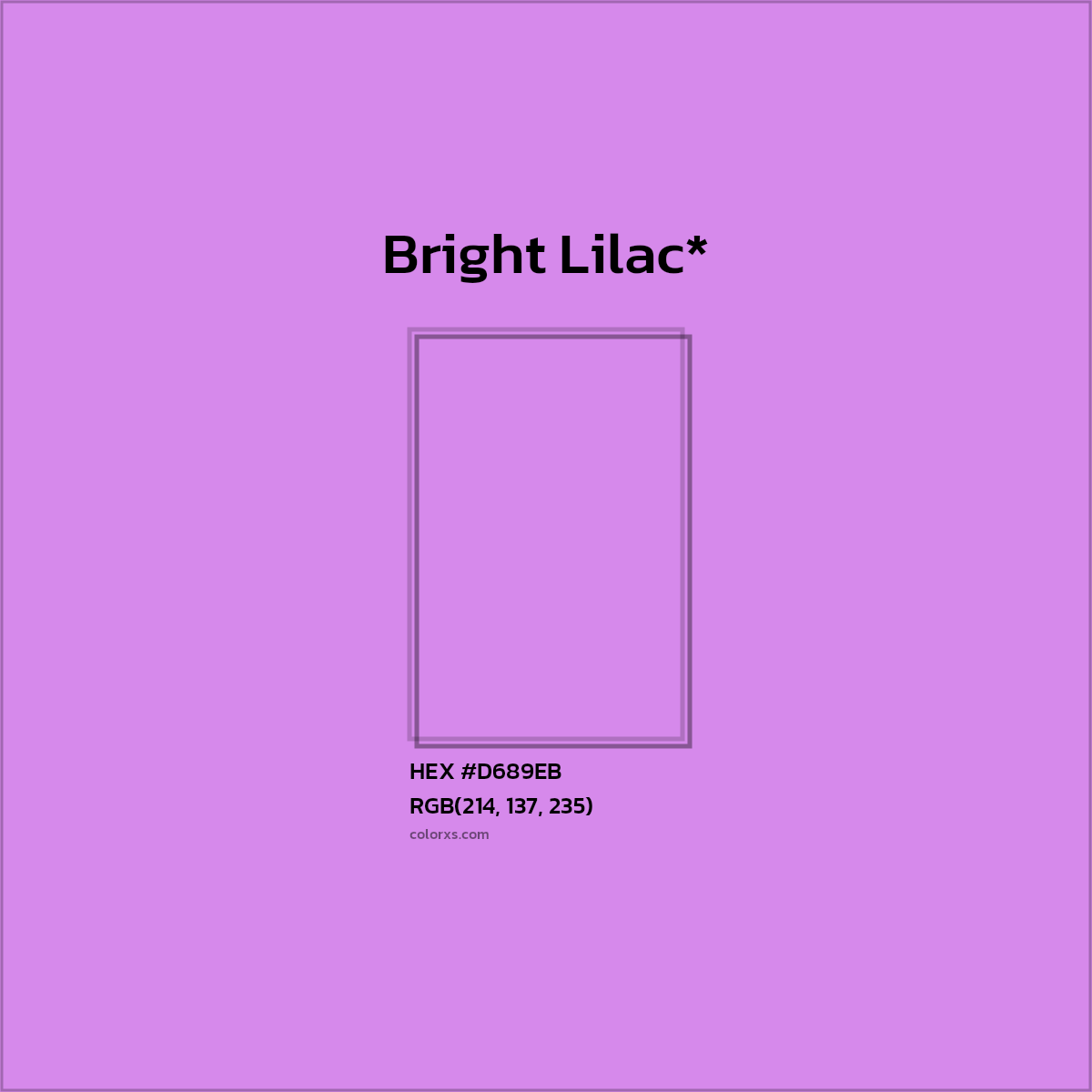 HEX #D689EB Color Name, Color Code, Palettes, Similar Paints, Images