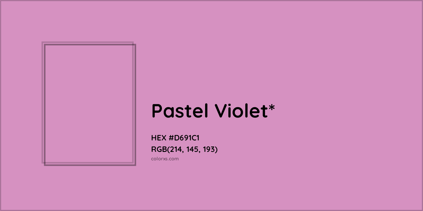 HEX #D691C1 Color Name, Color Code, Palettes, Similar Paints, Images