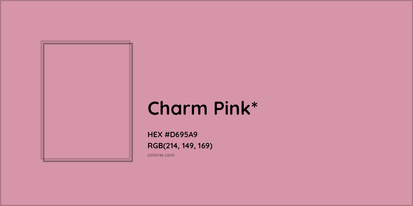 HEX #D695A9 Color Name, Color Code, Palettes, Similar Paints, Images