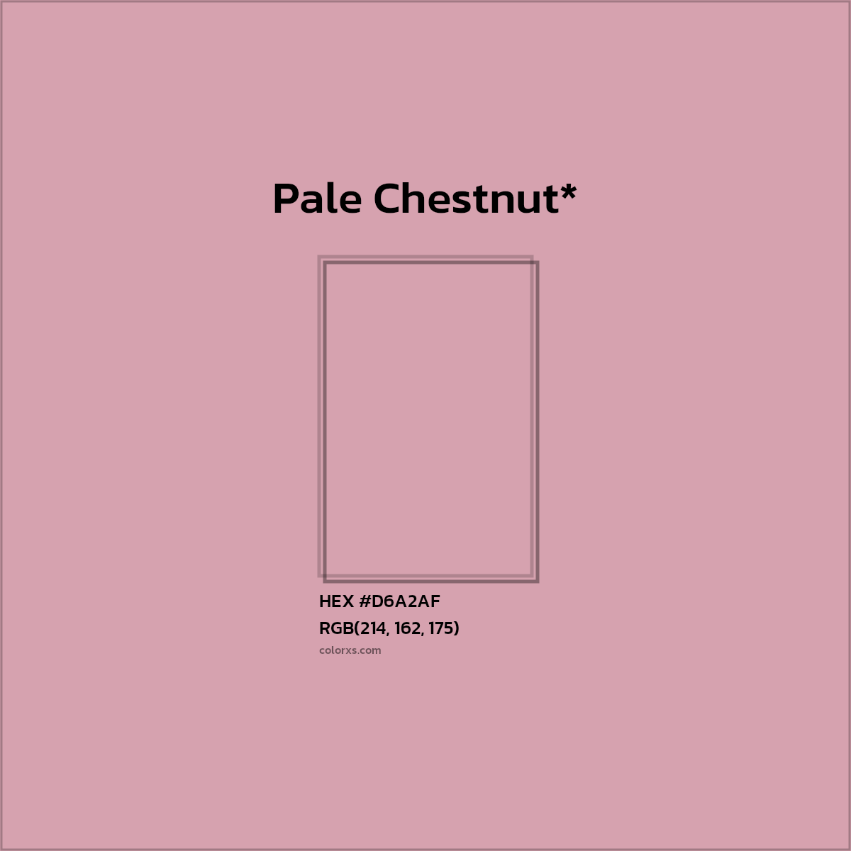 HEX #D6A2AF Color Name, Color Code, Palettes, Similar Paints, Images