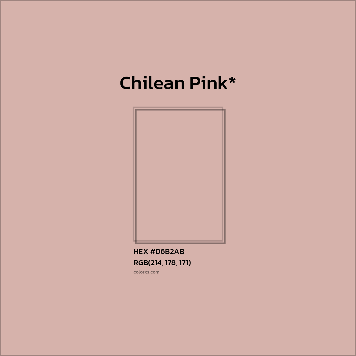 HEX #D6B2AB Color Name, Color Code, Palettes, Similar Paints, Images