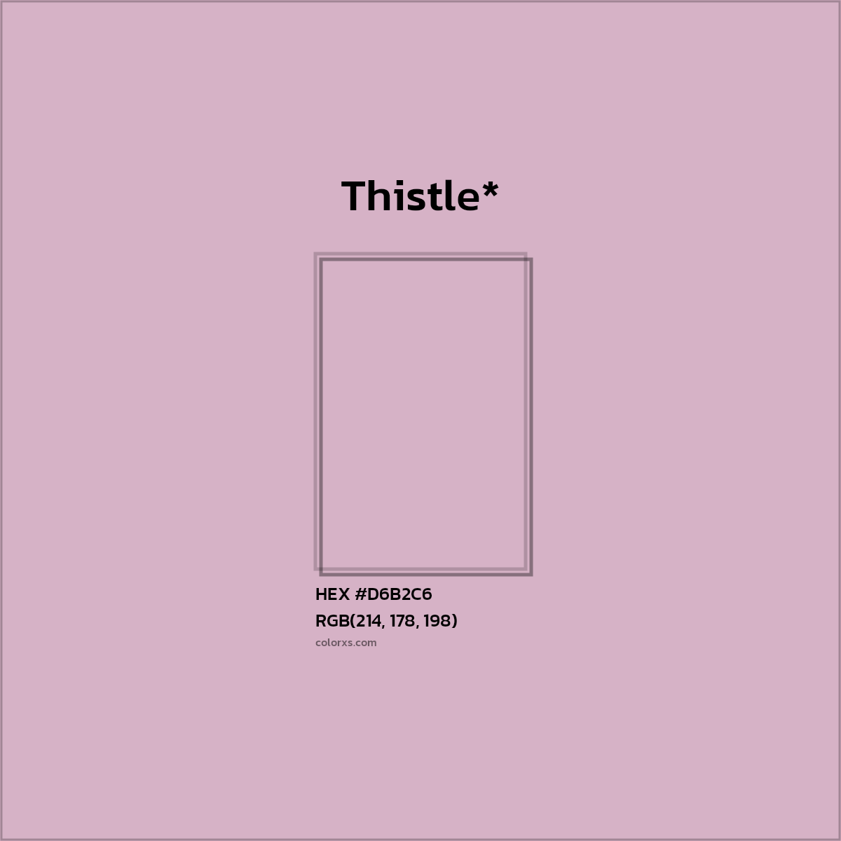 HEX #D6B2C6 Color Name, Color Code, Palettes, Similar Paints, Images