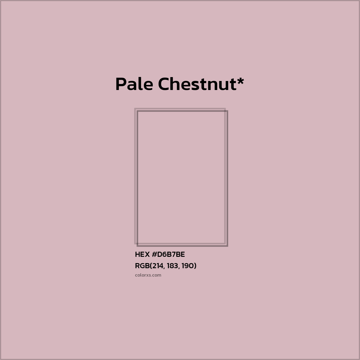 HEX #D6B7BE Color Name, Color Code, Palettes, Similar Paints, Images