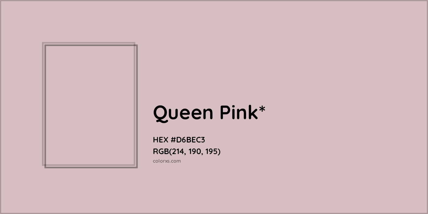 HEX #D6BEC3 Color Name, Color Code, Palettes, Similar Paints, Images