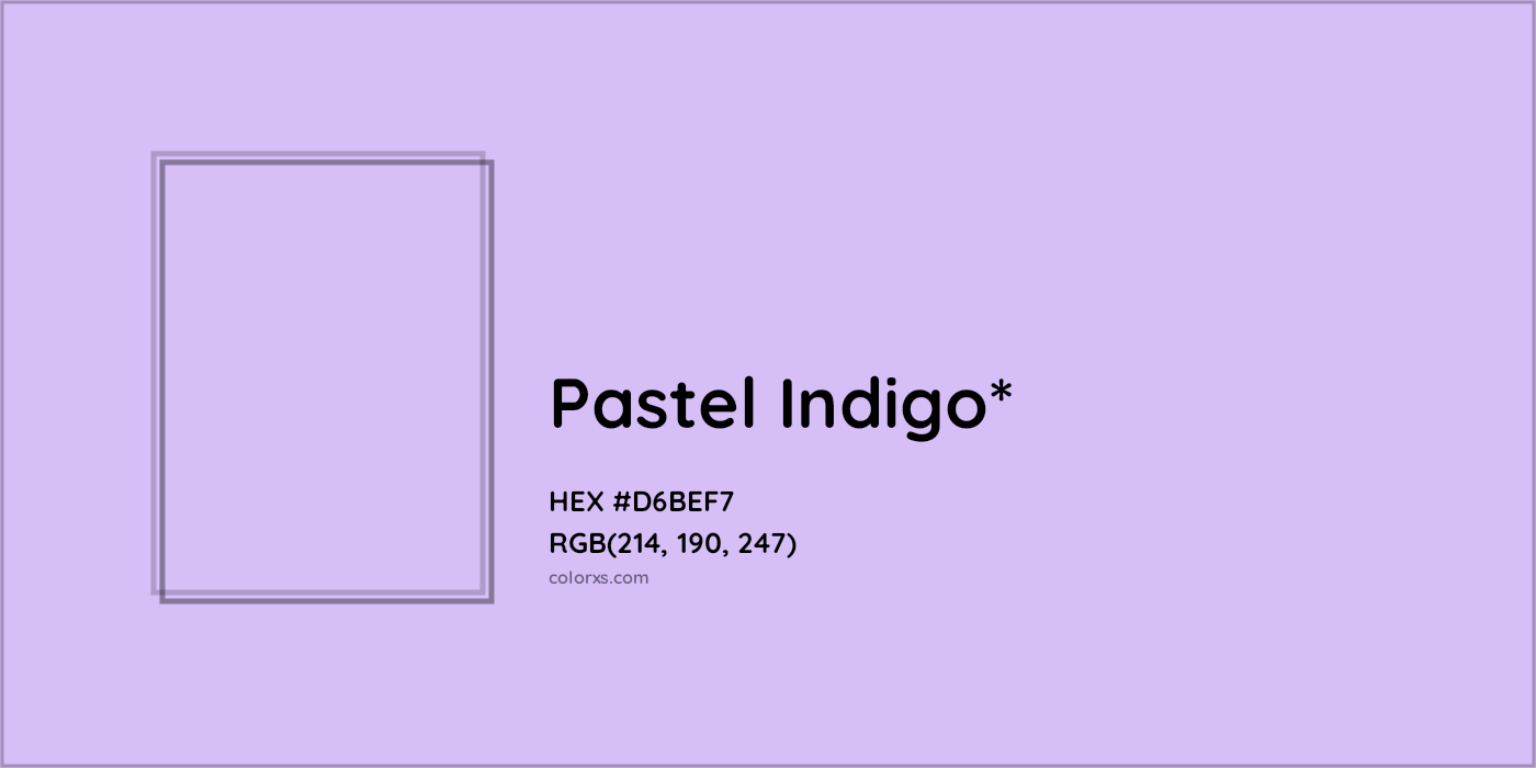HEX #D6BEF7 Color Name, Color Code, Palettes, Similar Paints, Images