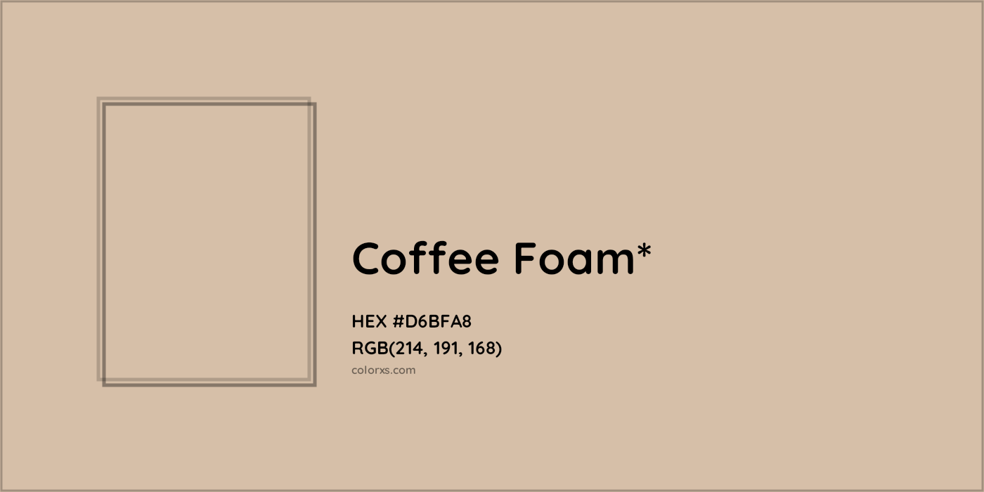 HEX #D6BFA8 Color Name, Color Code, Palettes, Similar Paints, Images