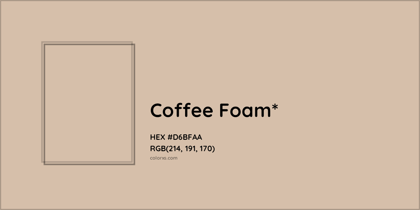 HEX #D6BFAA Color Name, Color Code, Palettes, Similar Paints, Images