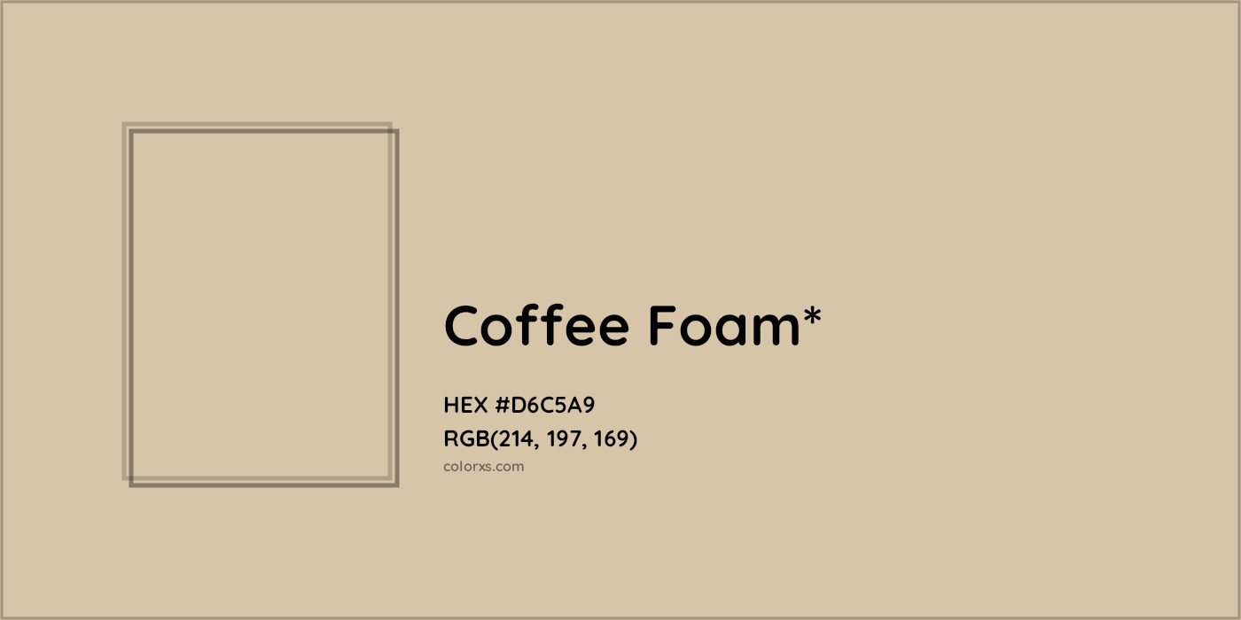 HEX #D6C5A9 Color Name, Color Code, Palettes, Similar Paints, Images