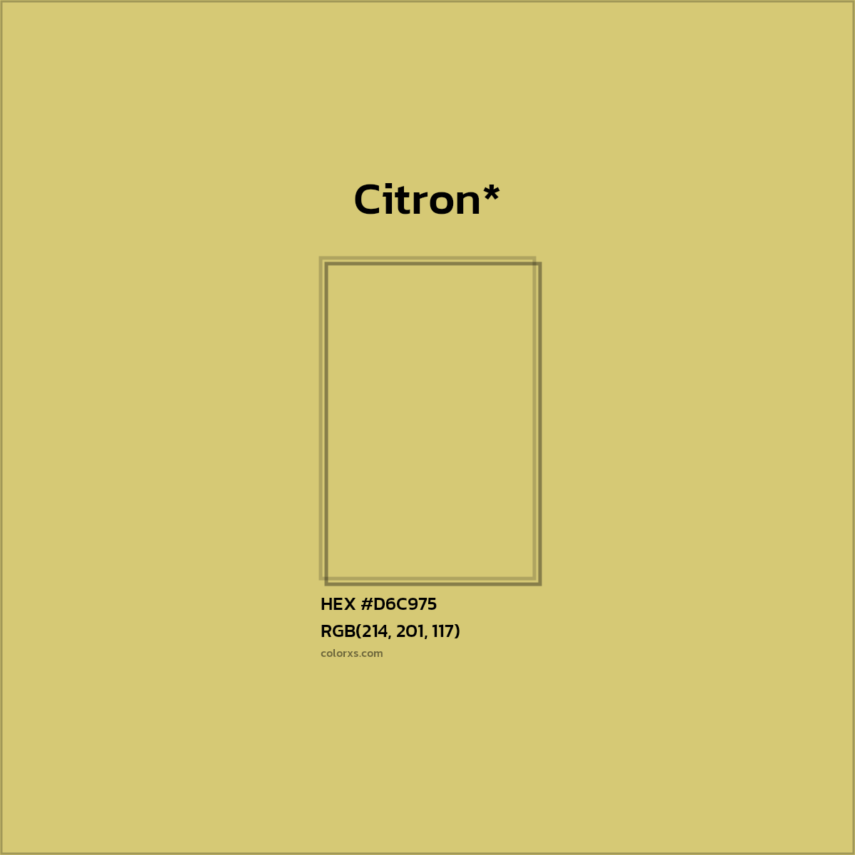 HEX #D6C975 Color Name, Color Code, Palettes, Similar Paints, Images